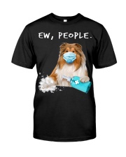 Rough Collie Ew People Classic T-Shirt front