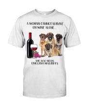 She Also Needs English Mastiff Classic T-Shirt front