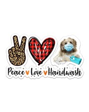 Lhasa Apso Handwash Sticker tile