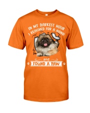 Found A Paw Pekingese Classic T-Shirt front