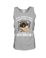 Found A Paw Pekingese Unisex Tank tile
