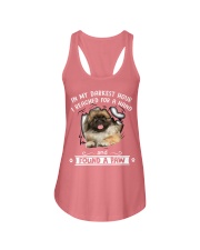 Found A Paw Pekingese Ladies Flowy Tank tile