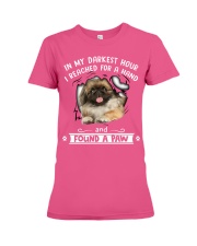 Found A Paw Pekingese Premium Fit Ladies Tee tile