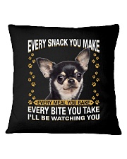 Chihuahua 2 Watching Square Pillowcase tile
