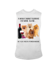 He Also Needs Pomeranian Sleeveless Tee tile