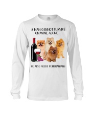He Also Needs Pomeranian Long Sleeve Tee tile