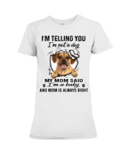 Puggle A Baby Premium Fit Ladies Tee tile