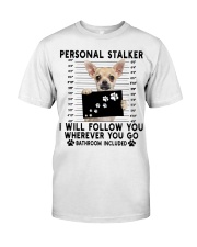 Chihuahua Follow You Classic T-Shirt front