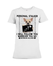 Chihuahua Follow You Premium Fit Ladies Tee tile