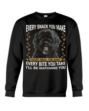 Portuguese Water Dog Watching Crewneck Sweatshirt tile