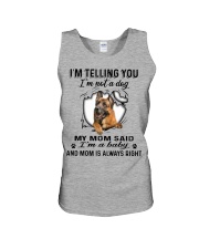 German Shepherd A Baby Unisex Tank tile