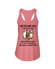 German Shepherd A Baby Ladies Flowy Tank tile