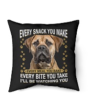 Bullmastiff 1 Watching Indoor Pillow tile