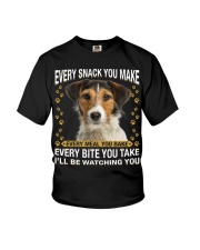 Wire Fox Terrier Watching Youth T-Shirt tile
