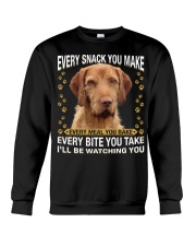 Wirehaired Vizsla Watching Crewneck Sweatshirt tile