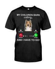 Shetland Sheepdog Calling Premium Fit Mens Tee tile