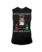 Shetland Sheepdog Calling Sleeveless Tee tile