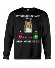 Shetland Sheepdog Calling Crewneck Sweatshirt tile