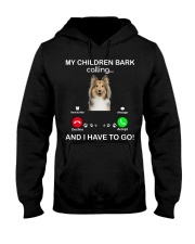 Shetland Sheepdog Calling Hooded Sweatshirt tile