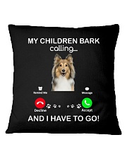 Shetland Sheepdog Calling Square Pillowcase tile