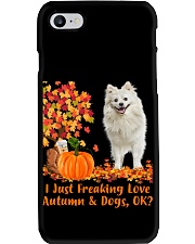 American Eskimo Dog Autumn Phone Case tile