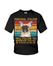 French Bulldog Personal Stalker Youth T-Shirt tile