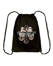 Shih Tzu Reflection Drawstring Bag tile