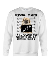 Tibetan Spaniel Follow You Crewneck Sweatshirt tile
