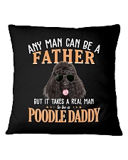 Poodle 2 Daddy Square Pillowcase tile