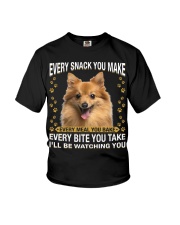 German Spitz Watching Youth T-Shirt tile