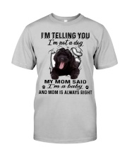 Black Labradoodle A Baby Classic T-Shirt front