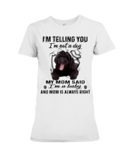 Black Labradoodle A Baby Premium Fit Ladies Tee tile