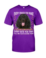American Cocker Spaniel 4 Watching Classic T-Shirt front