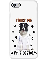 Border Collie Dogtor Phone Case tile