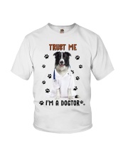 Border Collie Dogtor Youth T-Shirt tile