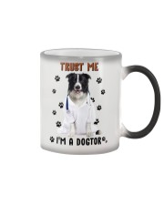 Border Collie Dogtor Color Changing Mug tile