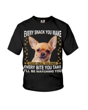 Chihuahua 5 Watching Youth T-Shirt tile