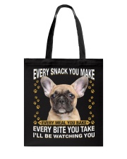French Bulldog Watching Tote Bag tile