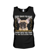 French Bulldog Watching Unisex Tank tile