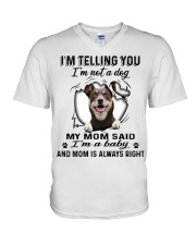 Australian Kelpie A Baby V-Neck T-Shirt tile