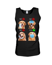 Golden Retriever Right Unisex Tank tile