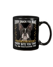 Boston Terrier 1 Watching Mug tile