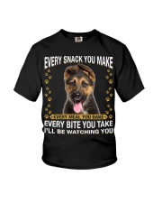 German Shepherd 1 Watching Youth T-Shirt tile