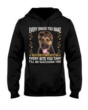 German Shepherd 1 Watching Hooded Sweatshirt tile