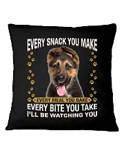 German Shepherd 1 Watching Square Pillowcase tile