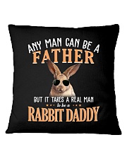 Rabbit Daddy Square Pillowcase tile