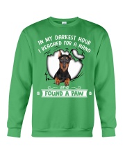 Found A Paw Doberman Pinscher Crewneck Sweatshirt tile