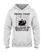 Bull Terrier Follow You Hooded Sweatshirt tile