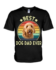 Goldendoodle Dad Ever V-Neck T-Shirt tile