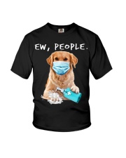 Golden Retriever Ew People Youth T-Shirt tile